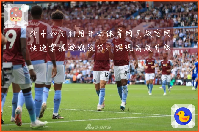 新手如何利用开云体育网页版官网快速掌握游戏技巧，实现高效升级